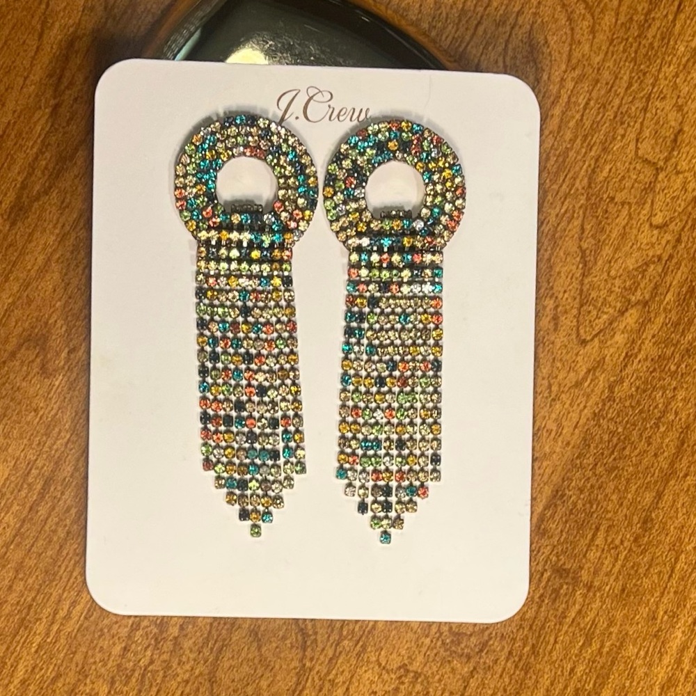Crystal Fringe Earrings
